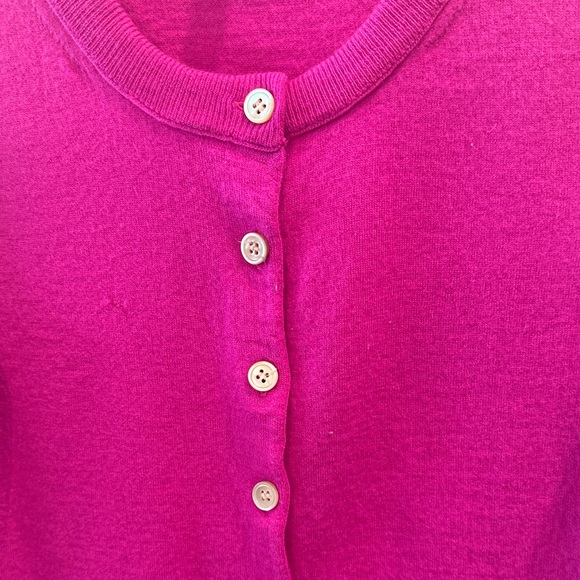 J. Crew Vibrant Pink Cardigan - Picture 4 of 11